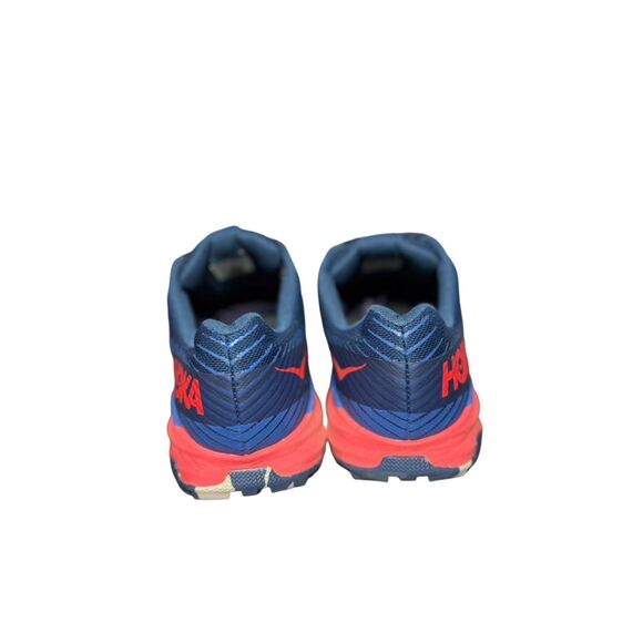 Hoka Men’s torrent 2 navy blue with red trim running shoe size 9.5